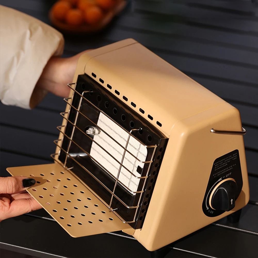 Home Cooking Heater - 1.5KW 휴대용 가스 스토브 히터 바베큐