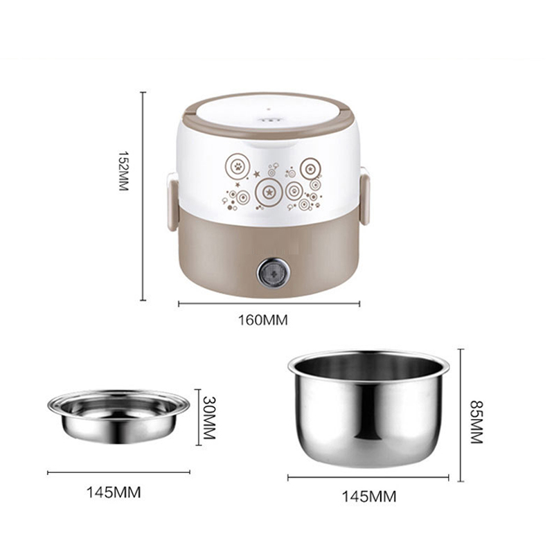 스테인레스 스틸 전기 난방 도시락, 가정 사무실 김밥  - Home Cooking Heater 리뷰 및 가격