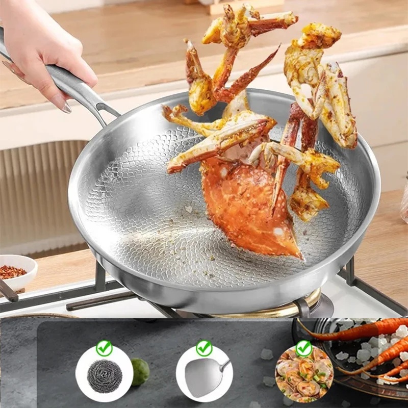 26/28/30cm 순수 티타늄 무코팅 프라이팬, 물고 - Home Cooking Cookbook 리뷰 및 가격
