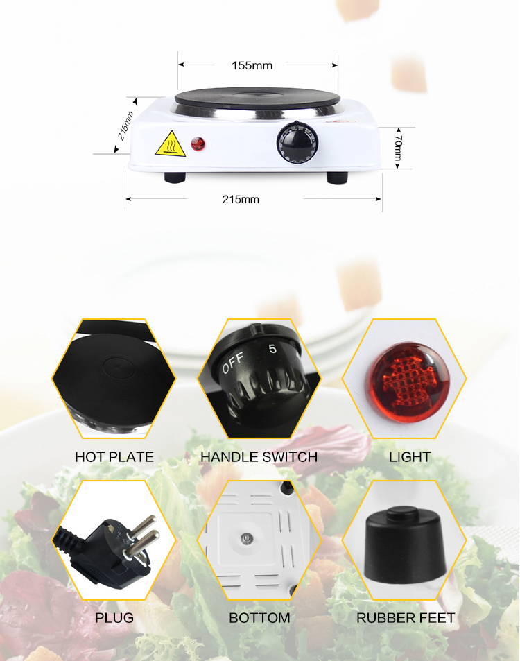 220V 1000W EU 플러그 전기 다리미 버너 스토 - Home Cooking Heater 리뷰 및 가격