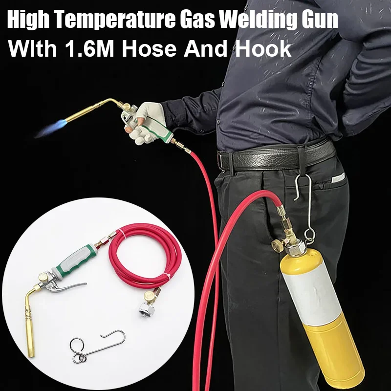 1.6M 호스 및 후크가 있는 고온 가스 용접 총 프로 - Home Cooking Gas 리뷰 및 가격