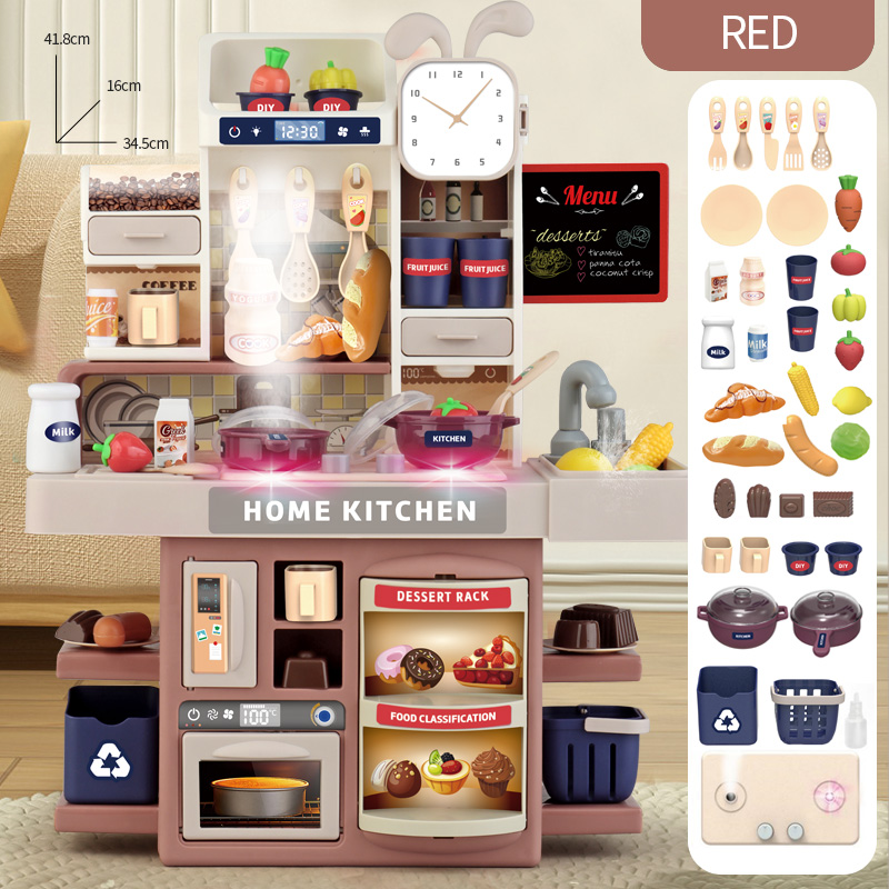 어린이 41cm 대형 요리 주방 장난감 놀이 홈 주방  - Home Cooking Cookbook 리뷰 및 가격