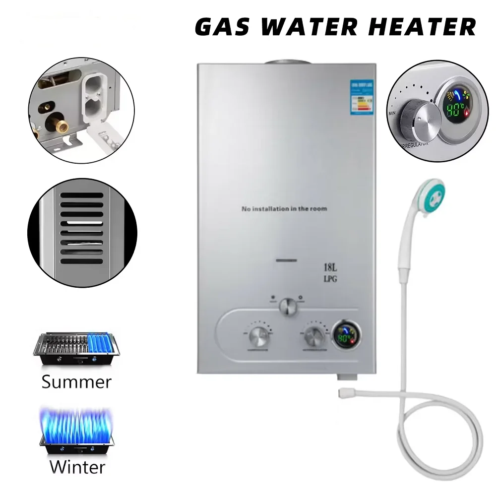 시하오 LPG 휴대용 순간 온수기 6L 10L 12L  - Home Cooking Gas 리뷰 및 가격